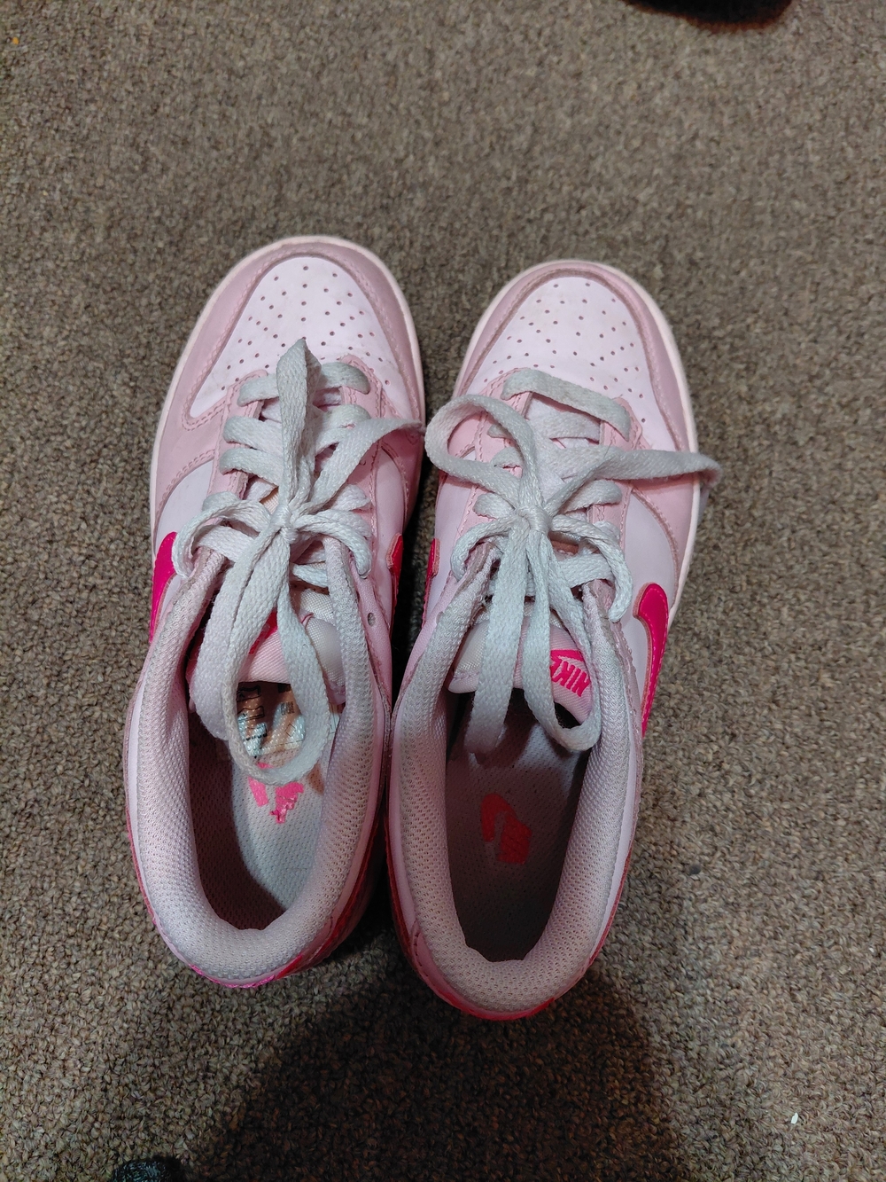 Pink Low-Top Sneakers - Casual Everyday Shoes
